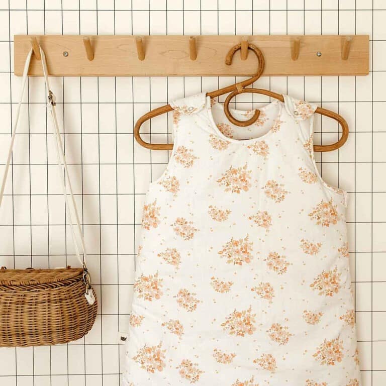 Turbulette motif bouquet de la marque rose in april