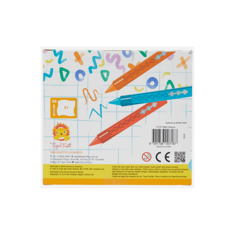 Crayons de bain tiger tribe