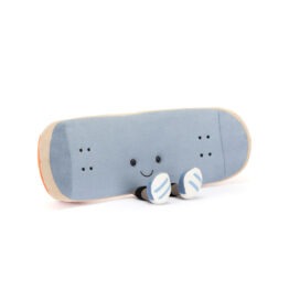 doudou amuseable planche de skateboard jellycat sur fond blanc