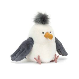 doudou chip la mouette jellycat sur fond blanc