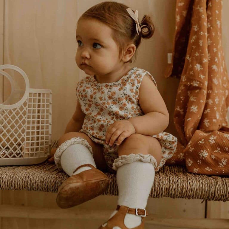 Barboteuse pour bébé californian poppy bonjour little