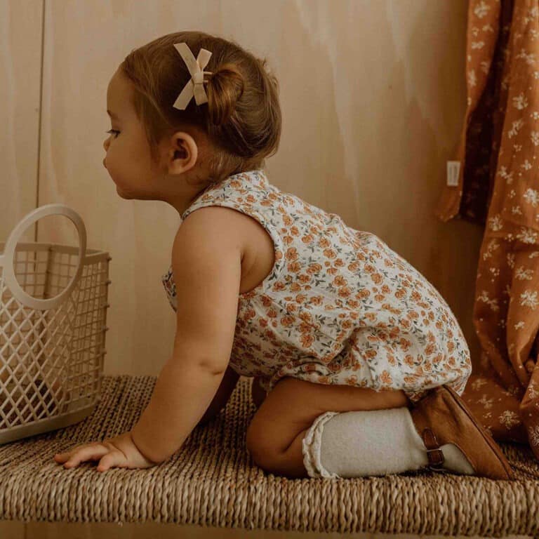 Barboteuse pour bébé californian poppy bonjour little