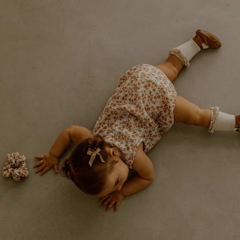 Barboteuse pour bébé californian poppy bonjour little