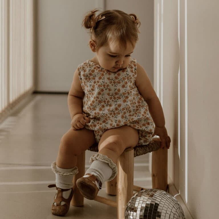 Barboteuse pour bébé californian poppy bonjour little