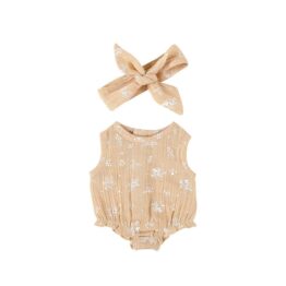 Barboteuse pour poupée vegetal peach bonjour little