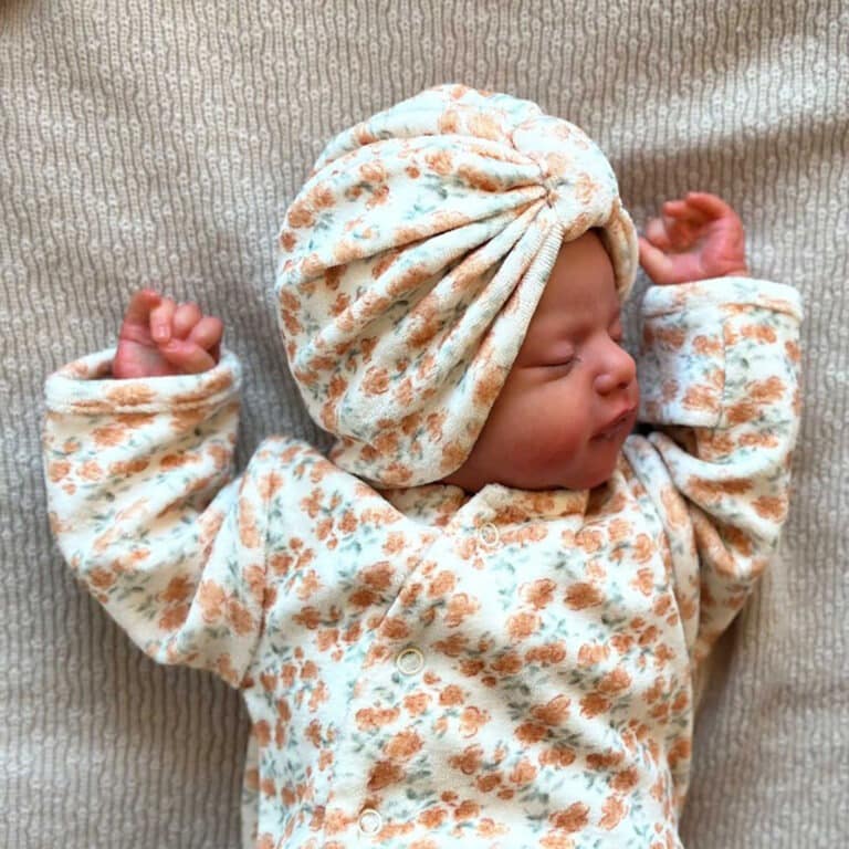 Pyjama en velours californian poppy bonjour little