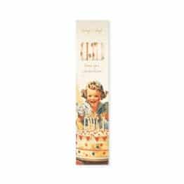 12 bougies anniversaire citrons konges slojd sur fond blanc