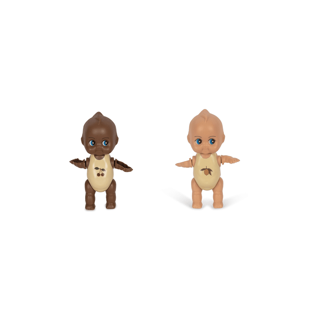 jouet de bain bébé nageur alfie et gerd konges slojd sur fond blanc