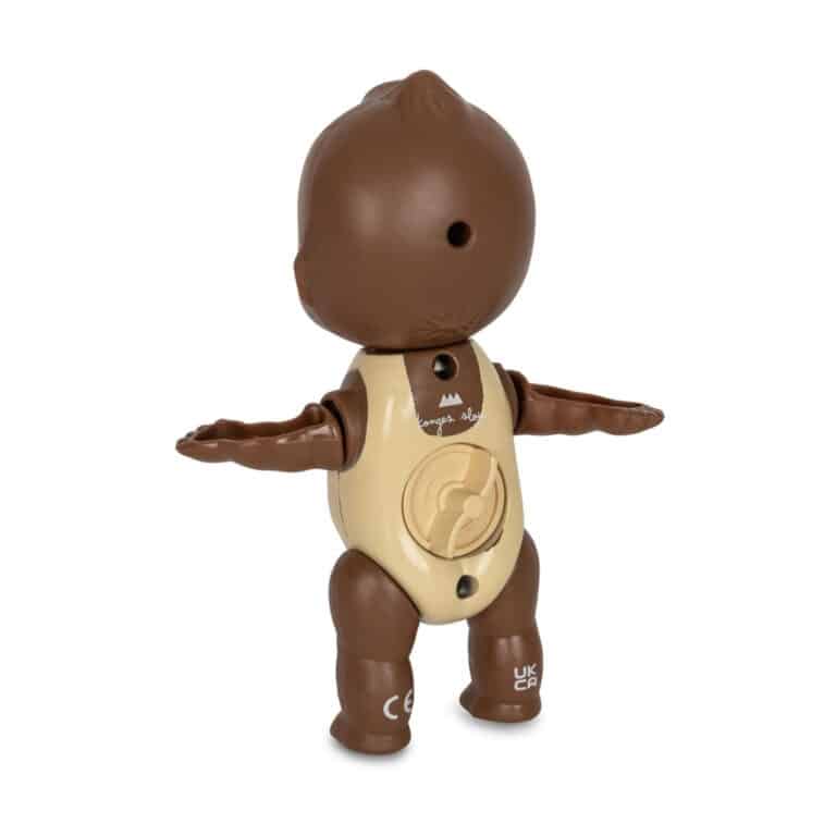 jouet de bain bébé nageur gerd konges slojd vue de derrière sur fond blanc