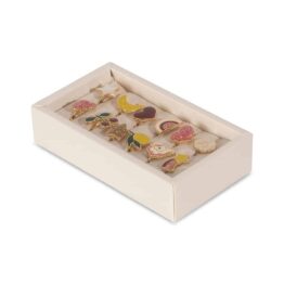 lot 12 bagues fantaisies enfant konges-slojd sur fond blanc