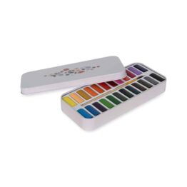 palette d'aquarelle fleurs konges-slojd sur fond blanc