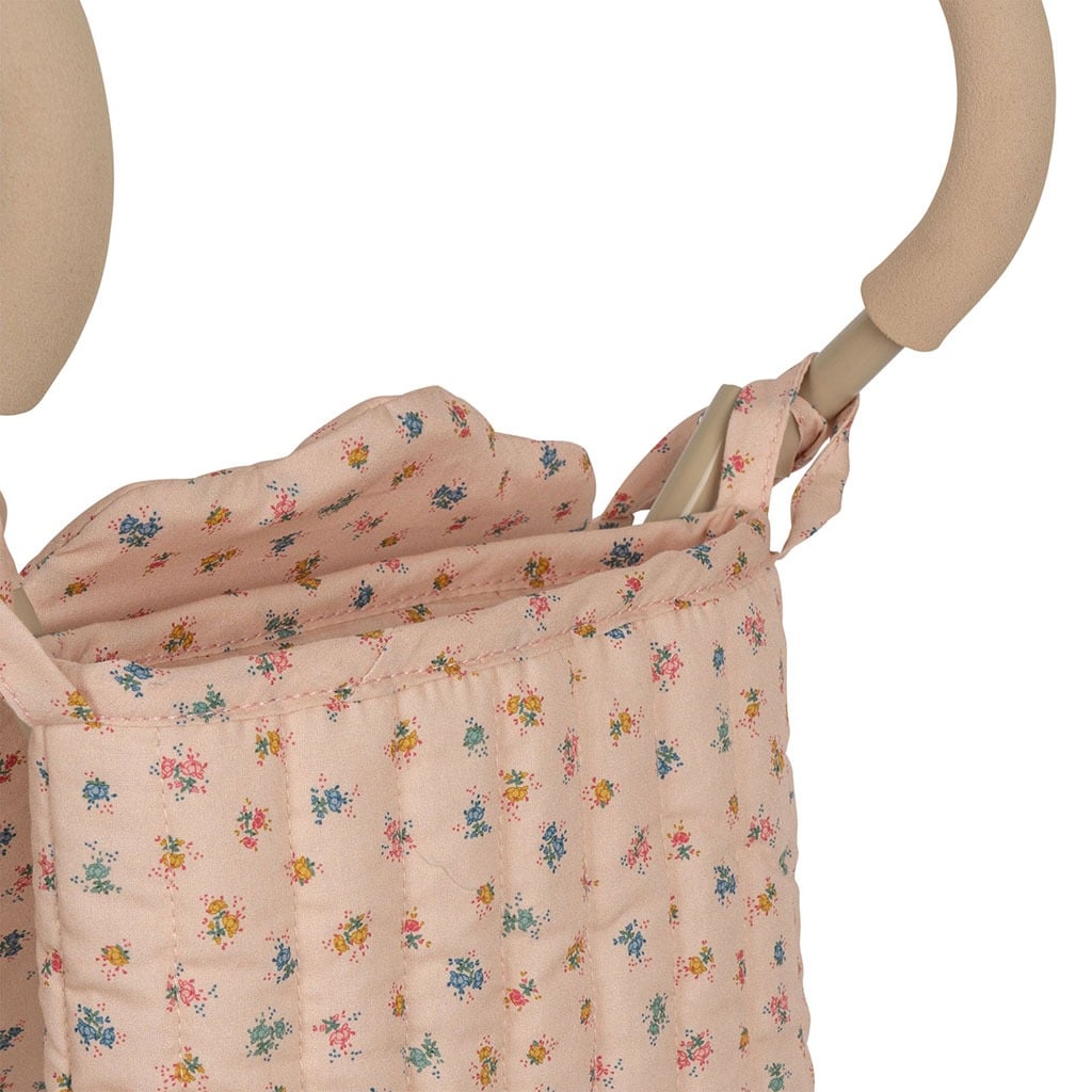 Poussette petites fleurs pour poupée konges slojd