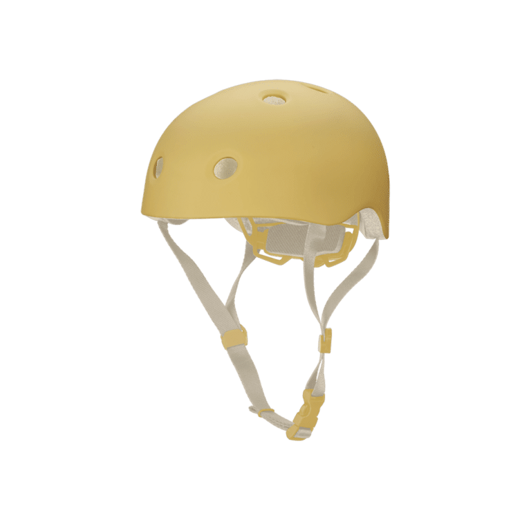 casque de vélo hilary jaune liewood sur fond blanc