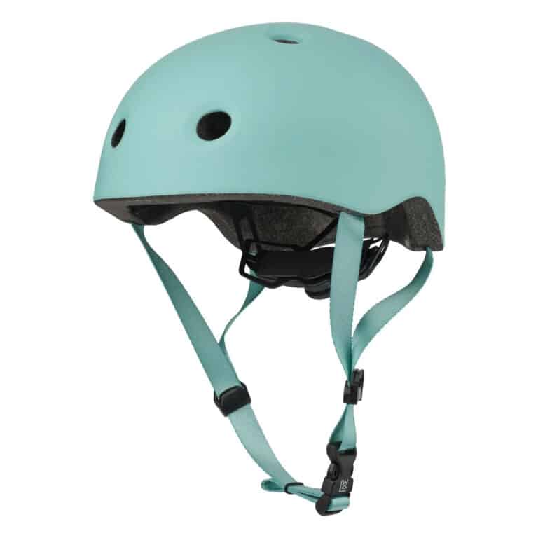 Casque De Vélo Hilary - Bleu Turquoise - Liewood, vue de face sur fond blanc