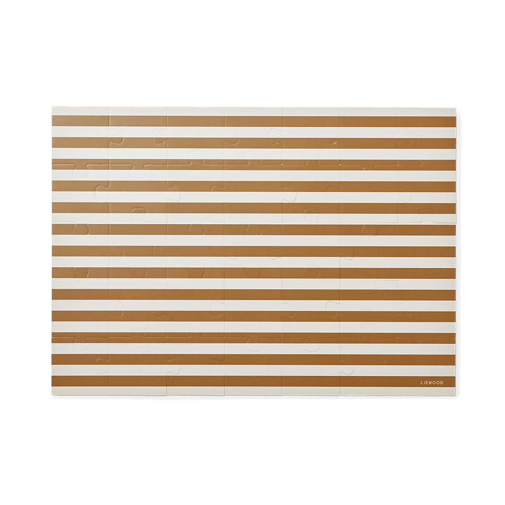 puzzle 35 pièces centre-ville liewood détail derrière puzzle sur fond blanc