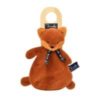 Doudou plat renard – Fauve – Maïlou Tradition vu de face sur fond blanc