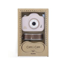 appareil photo rose mrs ertha fond blanc avec packaging