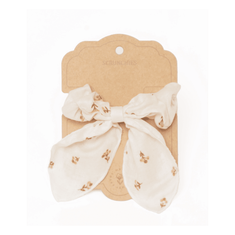 Chouchou boutons de fleurs mrs ertha