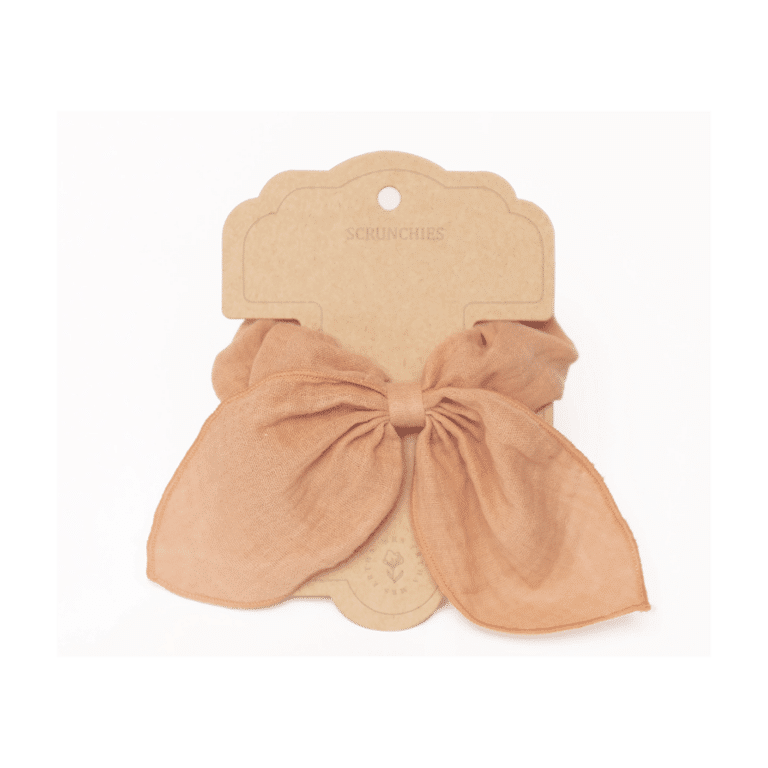 Chouchou pour cheveux rose blush mrs ertha