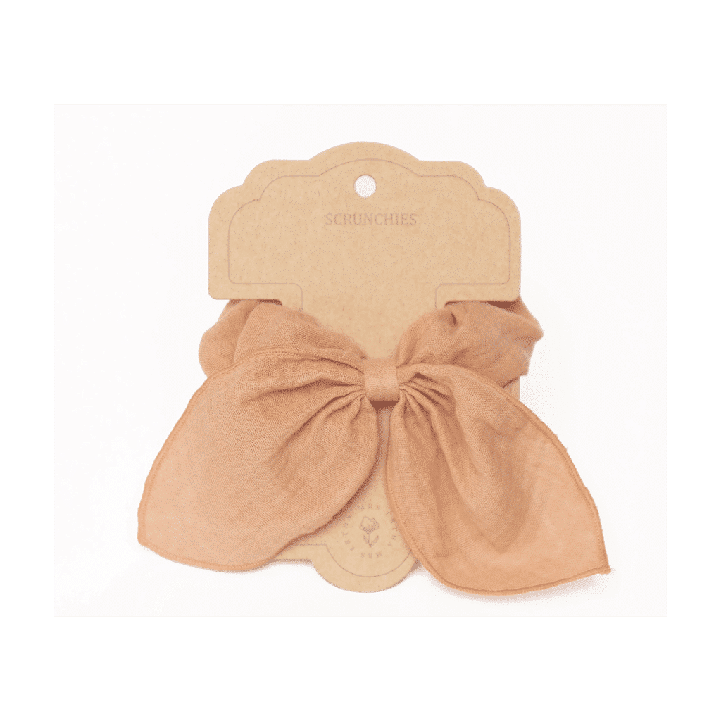 Chouchou pour cheveux rose blush mrs ertha