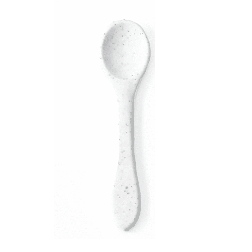 Cuillère en silicone écru moucheté mrs ertha
