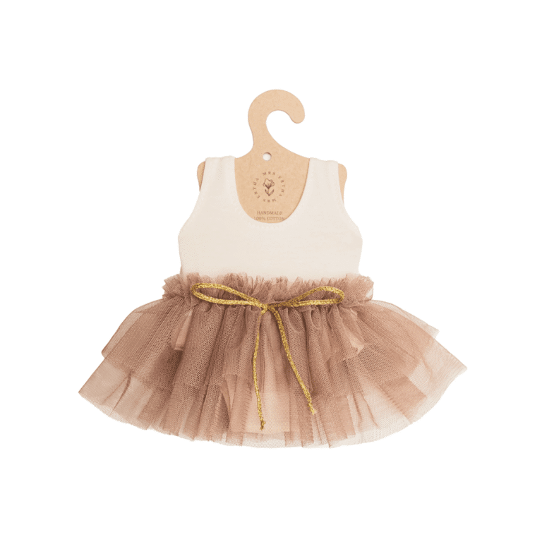 Ensemble de ballet taupe poupée mrs ertha