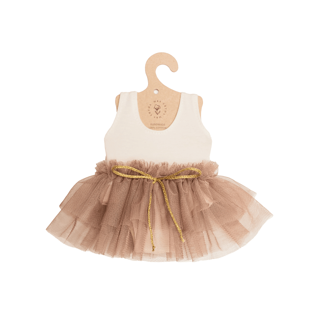 Ensemble de ballet taupe poupée mrs ertha