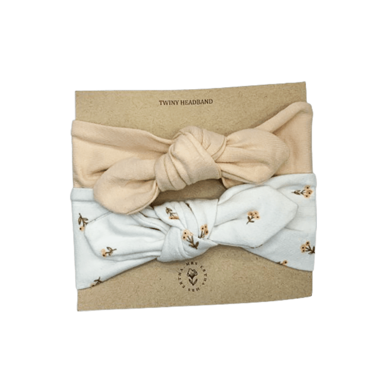 Lot de 2 bandeaux boutons de fleurs mrs ertha