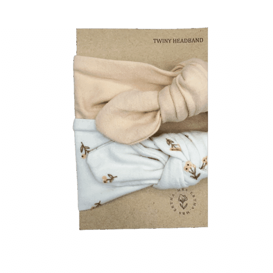 Lot de 2 bandeaux boutons de fleurs mrs ertha
