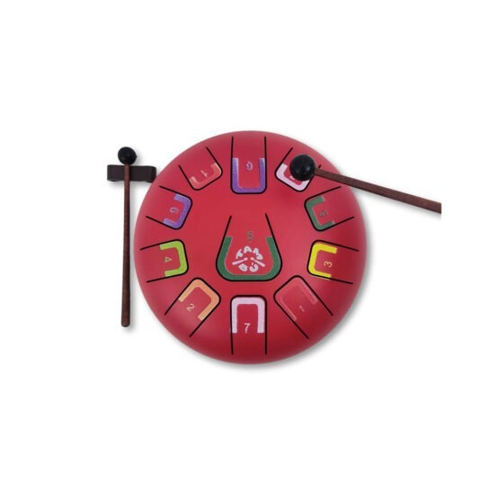 Le tambour tongue drum de 11 notes est un bel instrument de musique qui est idéal pour débuter l'apprentissage des percussions.