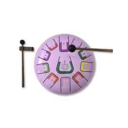 Le tambour tongue drum de 11 notes est un bel instrument de musique qui est idéal pour débuter l'apprentissage des percussions.