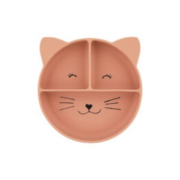 assiette en silicone mme chat trixie baby