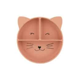 assiette en silicone mme chat trixie baby