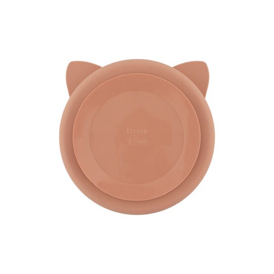 assiette en silicone mme chat trixie baby