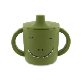 tasse avec tétine "mr dino" trixie baby