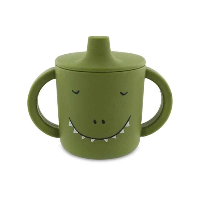 tasse avec tétine "mr dino" trixie baby