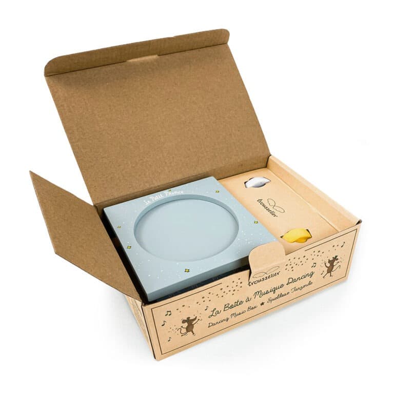 boîte musique dancing petit prince packaging ouvert