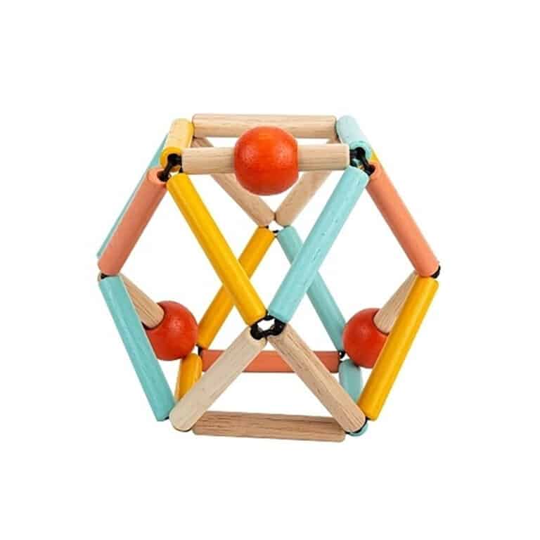 jouet éveil bois multicolore face 2