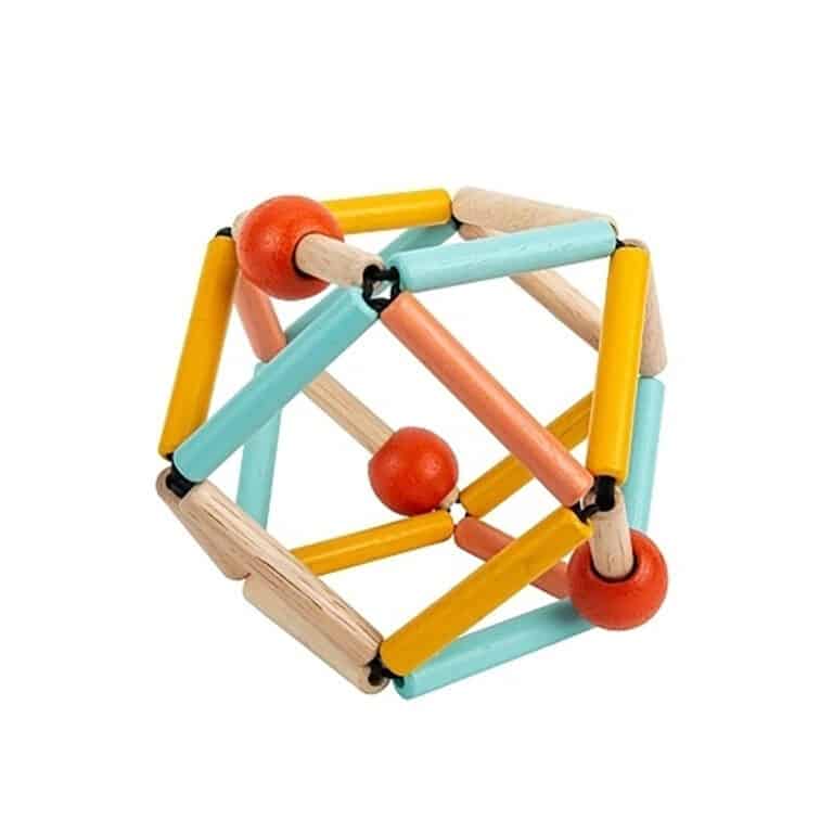 jouet éveil bois multicolore face 3
