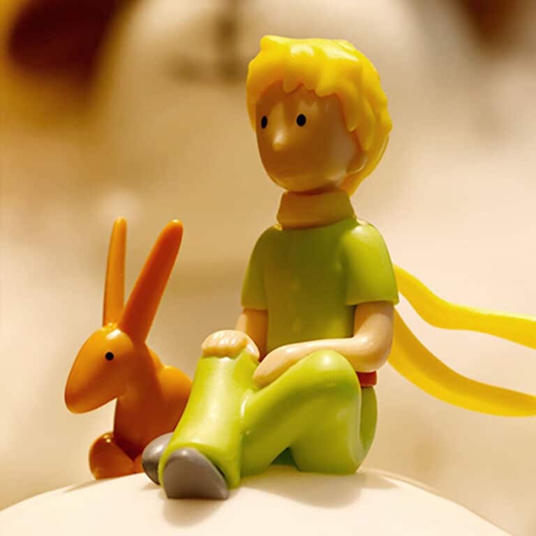 veilleuse le petit prince trousselier détail personnages