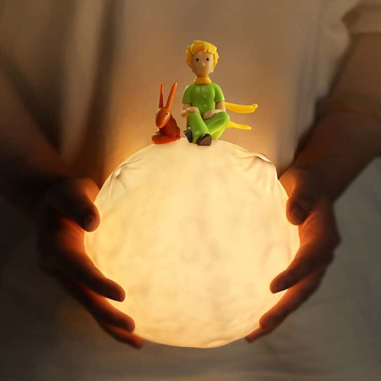 veilleuse le petit prince trousselier photo veilleuse allumée tenue par enfant