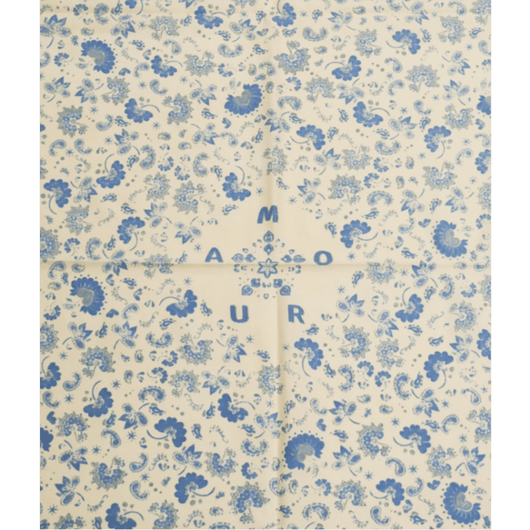 Grand foulard amour perle bindi atelier