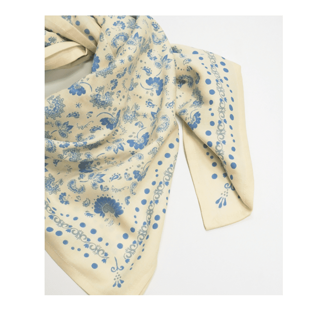 Grand foulard amour perle bindi atelier