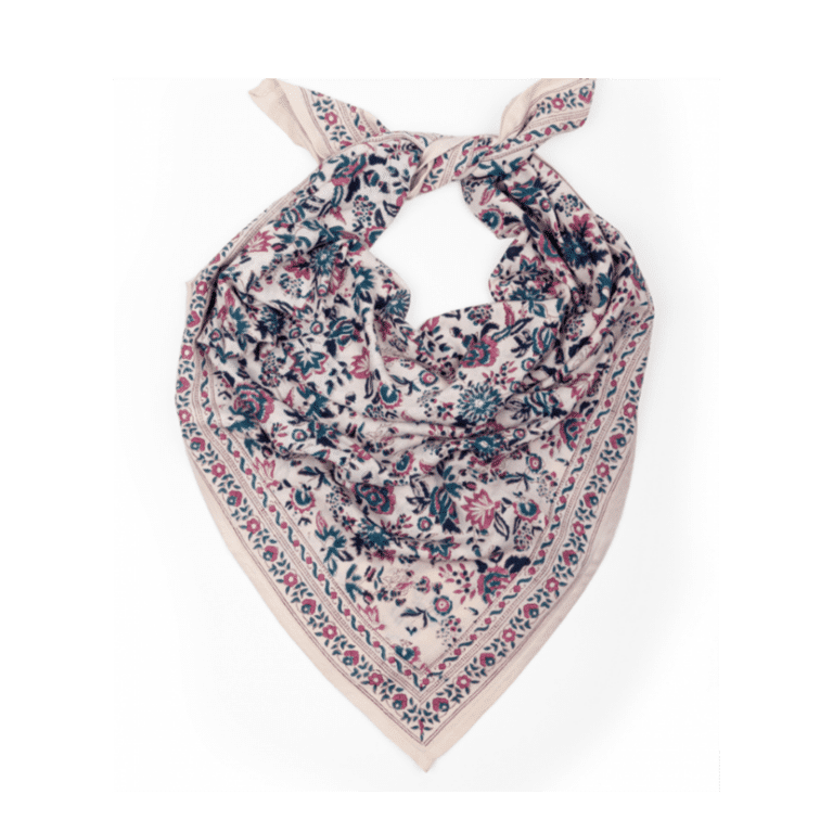 Grand foulard goa myrtille bindi atelier