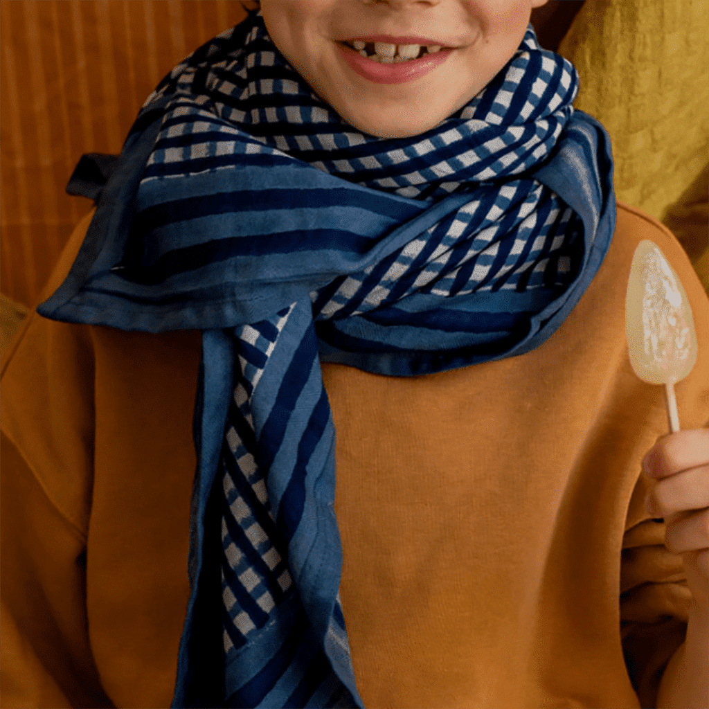 Foulard adulte tara brume bindi atelier