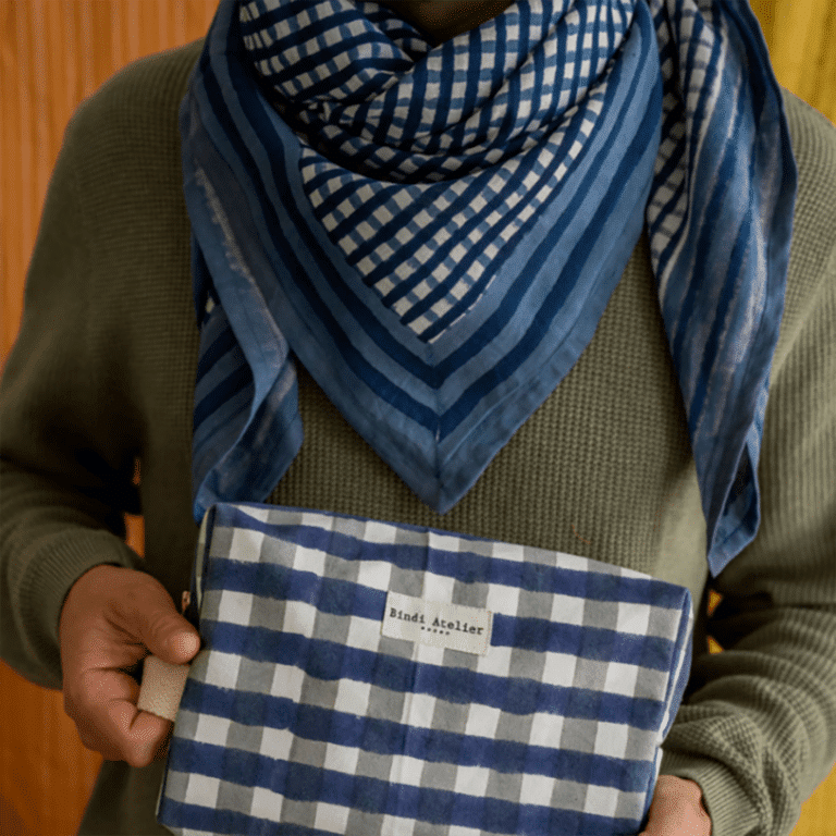 Foulard adulte tara brume bindi atelier