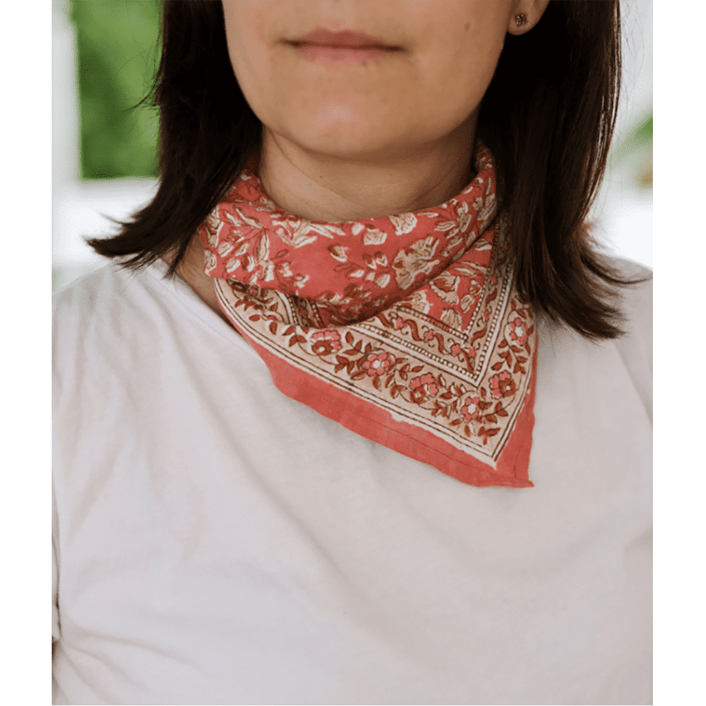 Petit foulard sarika grenade bindi atelier
