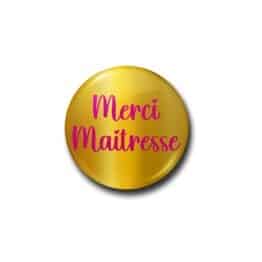 badge merci maîtresse cartes d'art