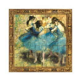 Carte puzzle les danseuses bleues cartes d'art