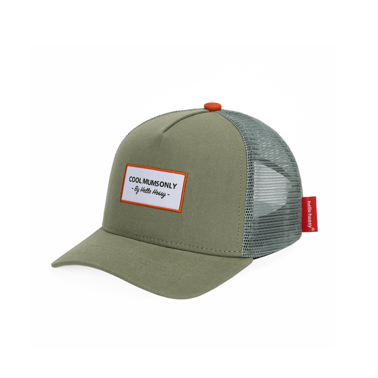 Casquette trucker maman olive hello hossy